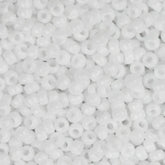 11/0 Miyuki Seed Beads Chalk White #0402